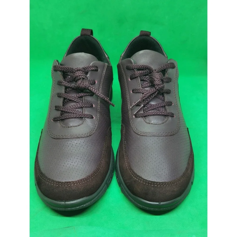 Hotter Womens Gravity II Sneaker Size 9.5  Leather Lace Up Comfy Shoe